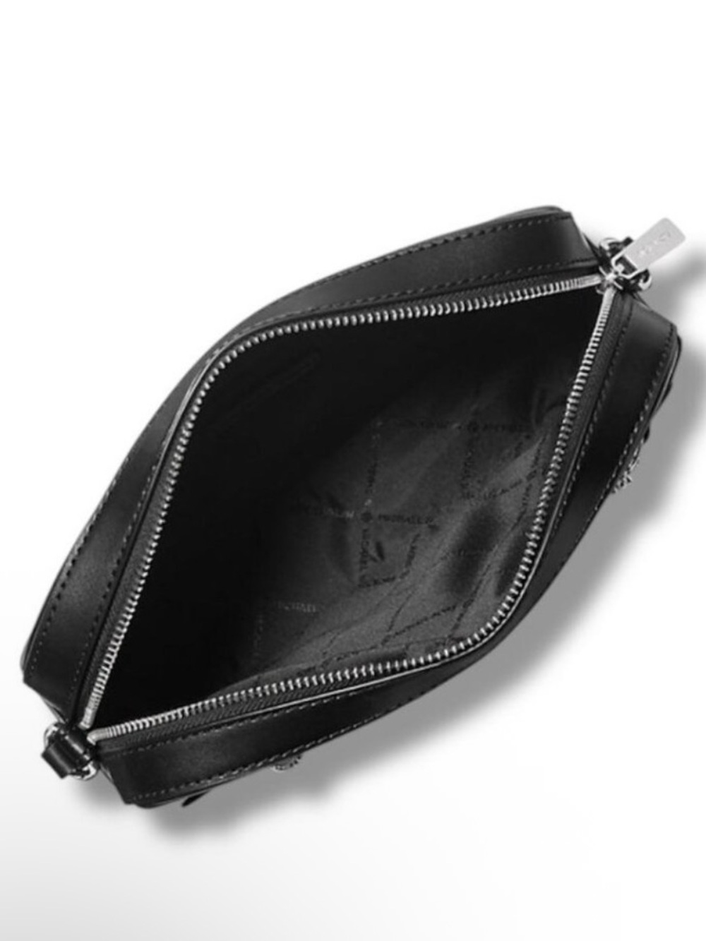 NWT Michael Kors Ombré Dark Gray Signature Crossbody Bag - Picture 4 of 5